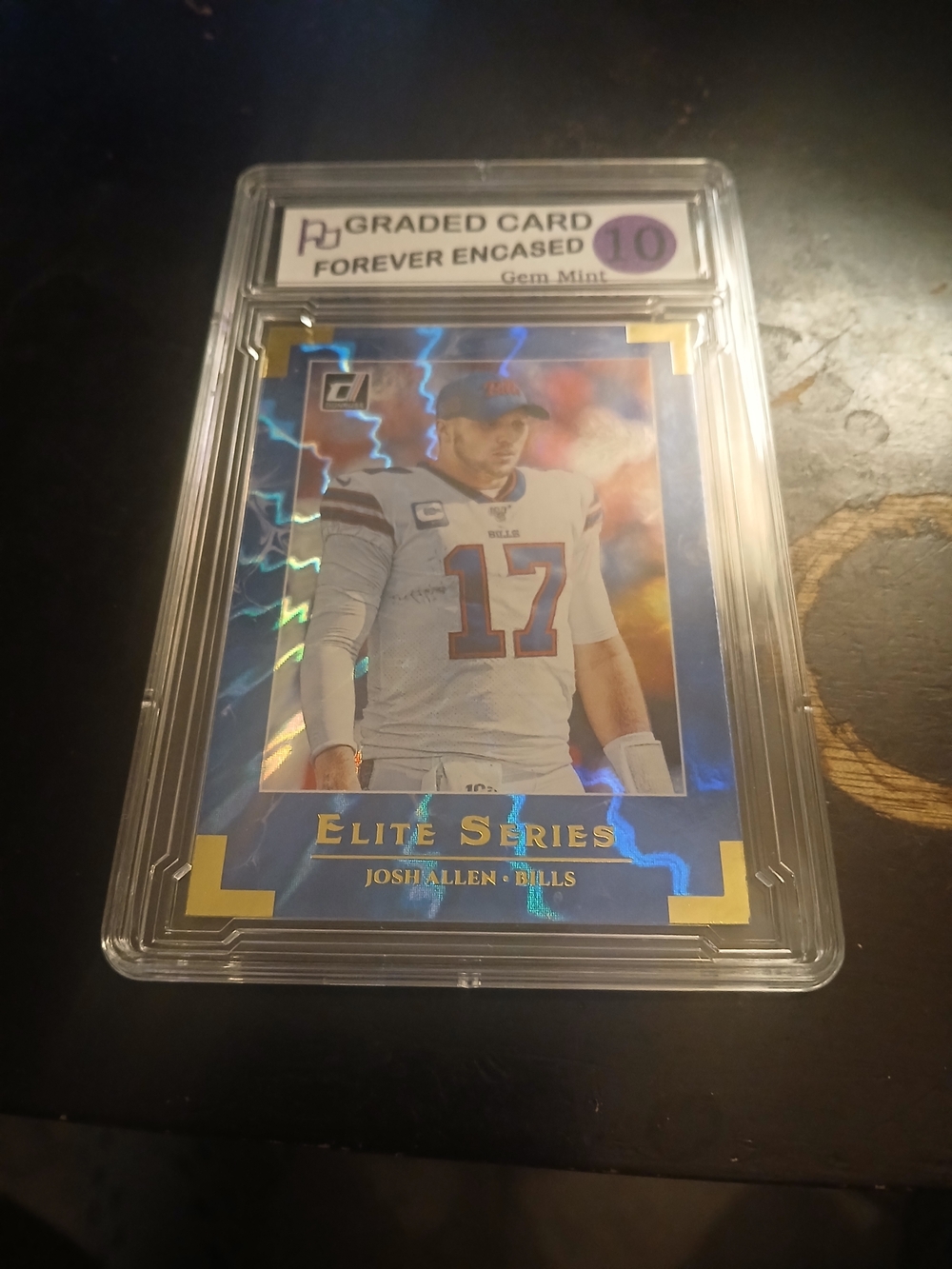 Donruss Elite Series Josh Allen Gem Mint 10 Trading Card - Blue & Gold